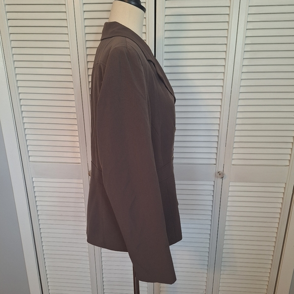 Atelier vintage mocha blazer jacket sz 12 *C - Picture 4 of 6